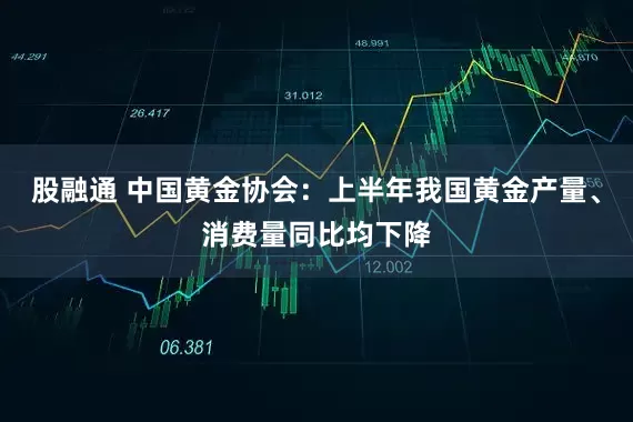 股融通 中国黄金协会：上半年我国黄金产量、消费量同比均下降